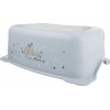 MALTEX Stupienok protišmykový Veľrybka Minimal - satin blue 42x30x15 modrá
