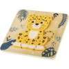 Drevené puzzle malé Zopa 2025 Leopard
