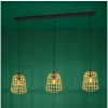 Eglo | Eglo 390153 - Luster na lanku MONTEZUELO 3xE27/40W/230V bambus | EG390153