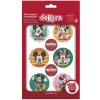 Jedlá papierová dekorácia na cupcake Mickey a Minnie 5,8cm 6ks - Dekora - Dekora