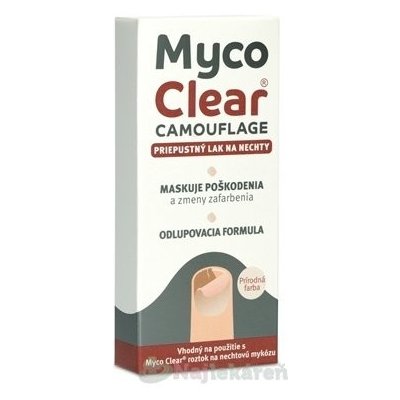 Myco Clear Camouflage Priepustný lak na nechty 5 ml