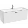 Ravak Clear II skrinka 80x38x40 cm závesná kúpeľňová skrinka pod umývadlo biela X000001642