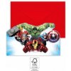 Procos Pozvánky a obálky Avengers (Marvel) 6 ks