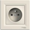 Schneider Electric Slovakia spol. s r.o. Asfora EPH2800123 - zásuvka 1x2P+PE - krémová