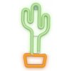 Forever RTV100211 CACTUS neónové LED svetlo oranžová/zelená 14x2x33 cm