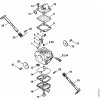 ND STIHL Karburátor C1Q-S57H, MS 170, MS 180, 017, 018, 1130 120 0603 (40e) (Originál, položky 1-23, 25-29)