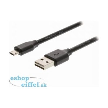 Nedis CCGP60510BK10 USB 2.0, A Zástrčka - Micro B Reverzibilní Zástrčka, 1m, černý