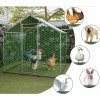 Vonkajšia oplotená ohrada pre sliepky a iné zvieratá, pevná ochranná plachta zdarma. Vonkajší výbeh veľkosti M, 2x2x2 m.