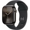 Apple Watch Series 10 GPS + Cellular 46mm Bridlicovo sivý titán s čiernym športovým remienkom - M/L MWYE3QC/A