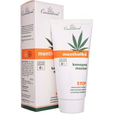 Cannaderm konopné mazanie Mentholka 200 ml