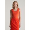 Gant SLIM RIBBED TANK ORANGE RED