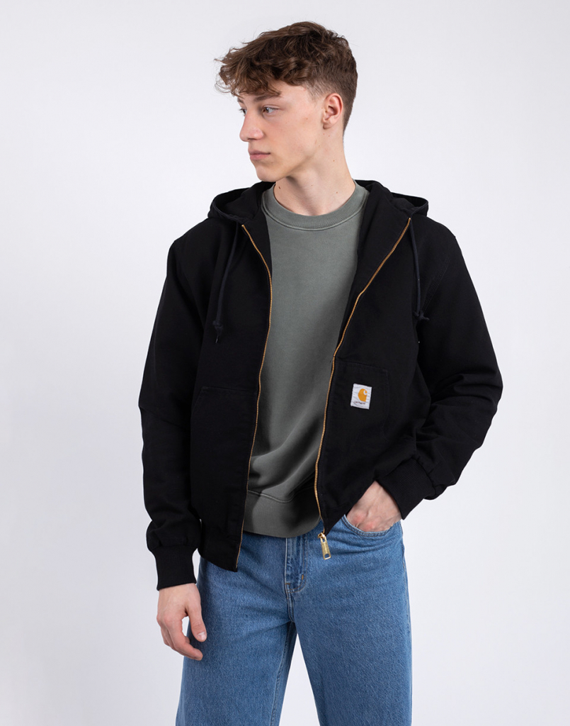 Carhartt WIP Active jacket Black aged canva