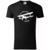 Still Plays With Planes - Tričko z organickej bavlny - M ( Čierna )