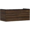 Hansgrohe Xelu Q - Umývadlová skrinka, 50x118x55 cm, 1 zásuvka, tmavý orech/matná čierna 54065670