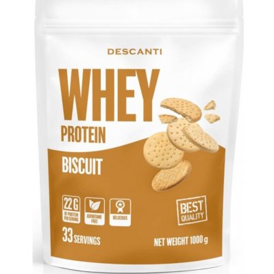 Descanti Whey Protein srvátkový proteín príchuť Biscuit 1000 g