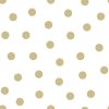 Origin, Biela vliesová tapeta so zlatými bodkami 347674, Precious, rozměry 0,53 x 10 m