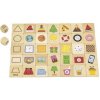 Viga Drevené puzzle Tvary