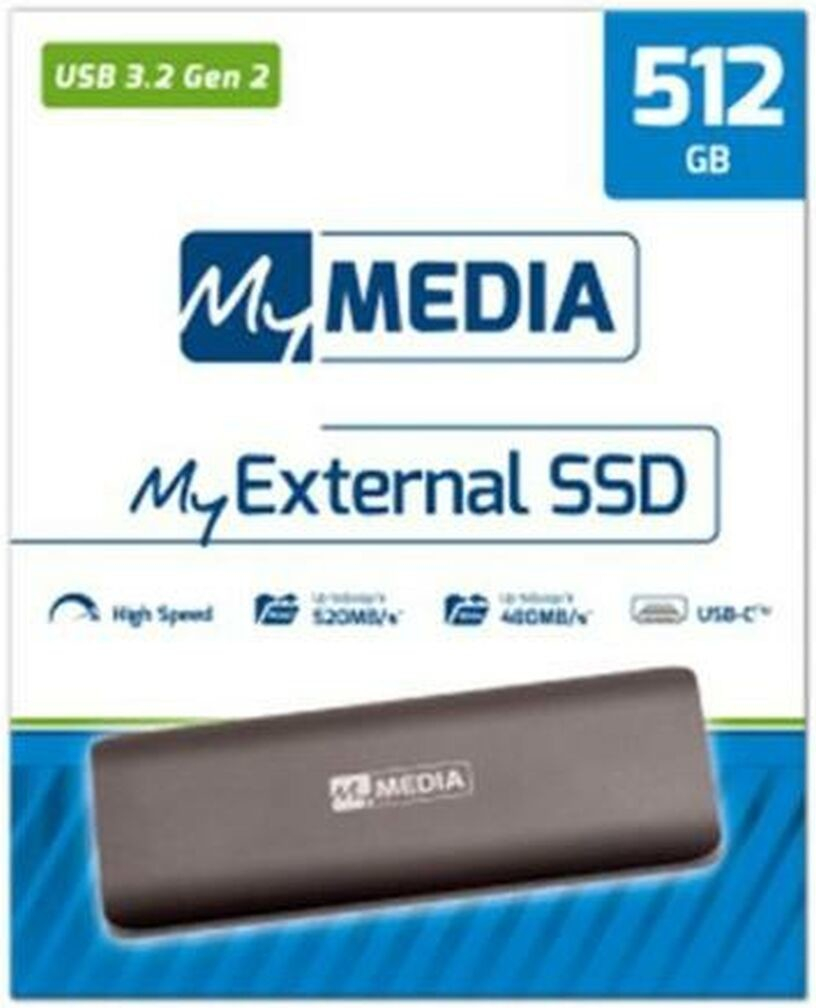 Verbatim My MEDIA SSD 512GB USB 3.2, Gen 1, 69285