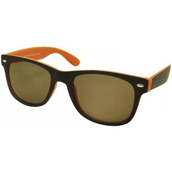 Ray Flector W2134/Two Tones Frame Mirror Lens Wayfarer Black/Orange