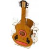 ADH Fľaša s pohármi 6ks Gitara 702