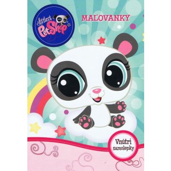 Littlest Pet Shop Maľovanky so samolepkami