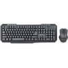 Gembird KBS-WM-02 keyboard Mouse included RF Wireless QWERTY US English Black