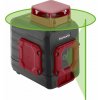Laser líniový, krížový samonivelačný, zelený, 1D1V(1H360+1V), Li-ion akumulátor, FORTUM