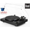 Dual CS 618Q + Ortofon QUINTET BLUE Structural black (Audiofilský gramofónový prístroj pre náročných poslucháčov so vstavaným vypínateľným PHONO predzos. a MM prenoskou Ortofon)