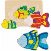 GOKI Viacvrstvové puzzle Rybka (57897)