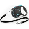 Flexi Black Design M lanko 5 m modré 20 kg