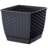 Prosperplast Ratolla square 25 x 25 x 22 cm antracit