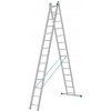 ALVE Rebrík hliníkový dvojdielny univerzálny 7514 PROFI EUROSTYL