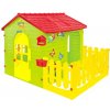 Mochtoys 10839 zahradný domček s plotom165 x 120 x 121 cm