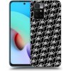 Picasee silikónový čierny obal pre Xiaomi Redmi 10 - Separ - White On Black 2