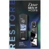 Dove Men Cool Fresh sprchový gél 250 ml + Invisible Dry antiperspirant sprej 150 ml, kozmetická sada pre mužov