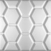Stropné panely 3D XPS 0025, cena za kus, rozmer 50 cm x 50 cm, HEXAGON, IMPOL TRADE