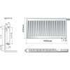 PURMO Radiátor CV11 500/1000 (PURMO CV11 500/1000)