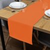 Biante Dekoračný behúň na stôl Rongo RG-035 Oranžový 35x160 cm