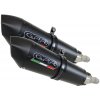 Dual slip-on exhaust GPR GPE ANN. K.158.E4.GPAN.BLT Titanium Matte Black including removable db killers and link pipes