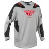 Dres FLY RACING Kinetic Sym 2025 (sivá/červená/čierna) L
