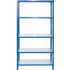 Majster Regál 200 x 100 x 40 cm L profil 5 políc modrá zinok