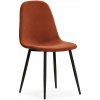 Terakotové čalúnené jedálenské stoličky v súprave 4 ks Minka – Marckeric