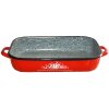 Home Cook Smaltovaný pekáč hlboký 40 x 38 cm RETRO