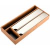KESPER Kuchynský zásobník na fólie 42 × 19 × 5,4 cm, tmavý bambus KESPER 59041