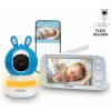 Evolveo Baby Monitor N5 - Súprava video monitora s 360° monitorovaním, obojsmernou komunikáciou a uspávankami, modrá