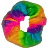 Scrunchie gumička do vlasov VFstyle dúhová