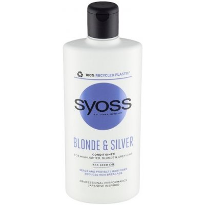 Syoss kondicionér Blonde & Silver pre zosvetlené, blond a šedé vlasy 440 ml
