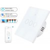 Kressman dotykový WiFi vypínač na 3 okruhy- kompatibilný s Tuya a Smart Life- biely W03K
