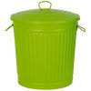 Nádoba multifunkčná - VERDEMAX - kovová s poklopom - farba svetlo zelená