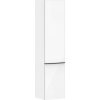 Hansgrohe Xelu Q Vysoká skrinka 40x165x35 cm, 2 dvierka, pánty vľavo, lesklá biela/matná čierna 54135670-HG